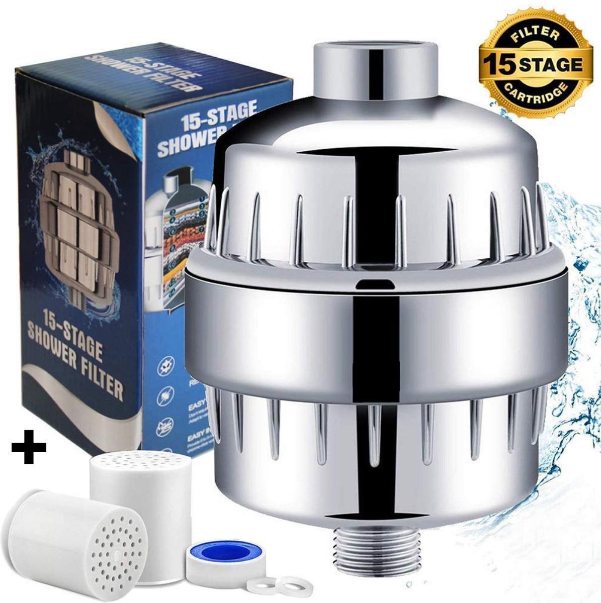 Premium Douchekop Filter Beauty Douchefilter Douchekop met Filter Huid en Haar...