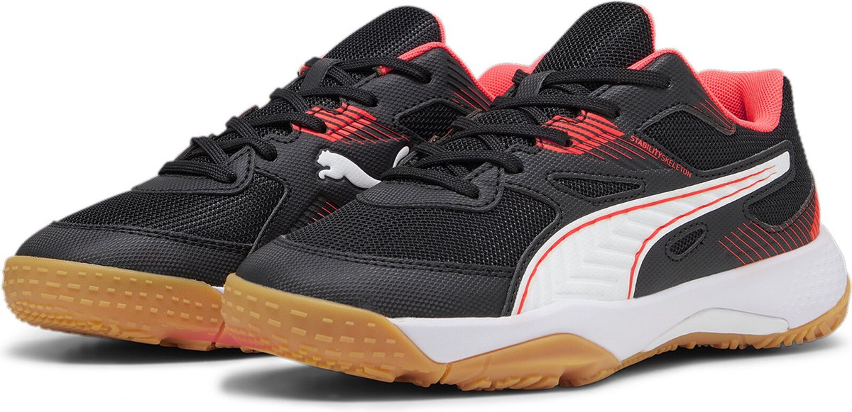 Puma Soloarflash JR II unisex kindersneaker indoorschoenen 106883 06 Zwart