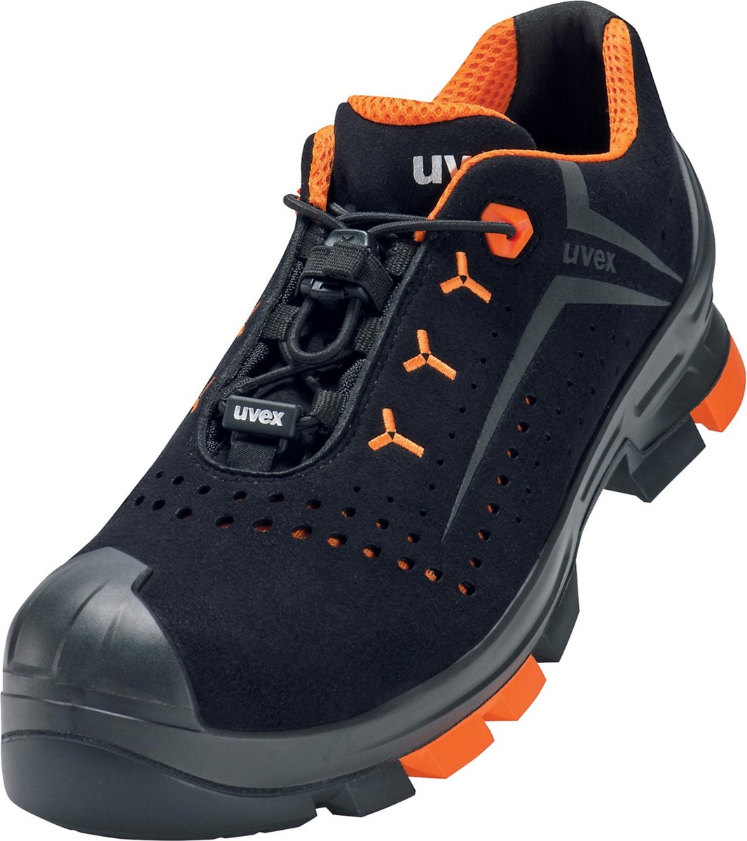 uvex 2 6501244 Veiligheidsschoenen ESD S1P Schoenmaat (EU): 44 Zwart, Oranje 1 paar