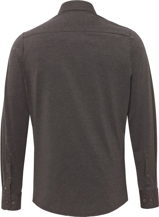 Pure - H.Tico La Chemise Fonctionnelle Marron - Taille 44 - Coupe Slim