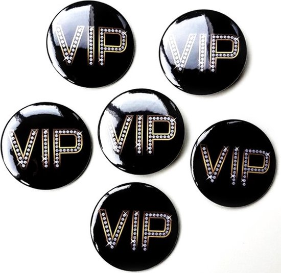 Buy Button Good Vipcolor 6X Button Vip - button - badge - VIP - party - feest - trouwen - gala ...