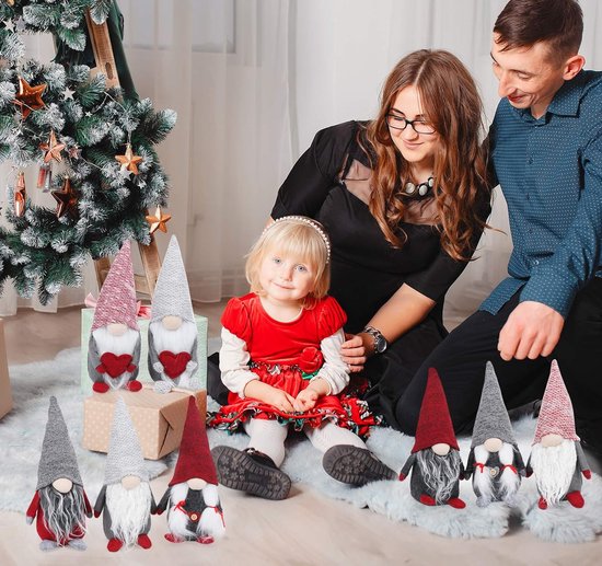 Scandinavische Kerstkabouter - Hoogte 71 cm - Zacht Gnoom Kabouter