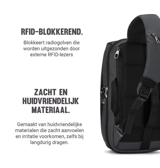 pacsafe Sac à dos de loisirs Sac à dos pour ordinateur portable Metrosafe X 13" Commuter Backpack 11L Slate Gris foncé