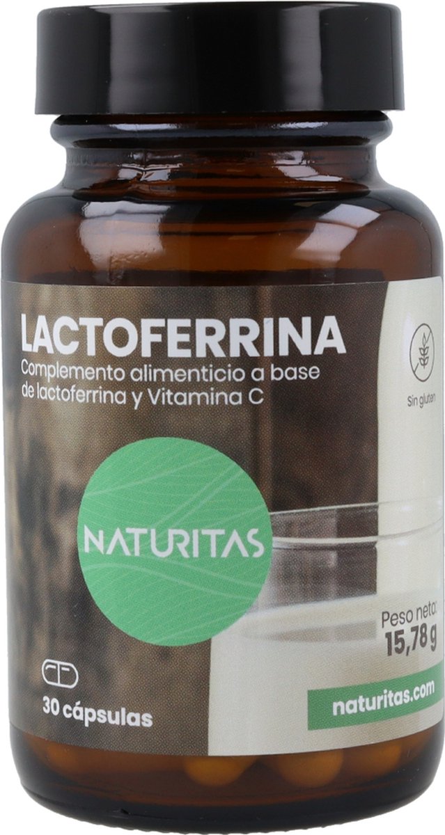 Goedkoopste Lactoferrine met vitamine C 30 capsules - 200mg | Naturitas Essentials