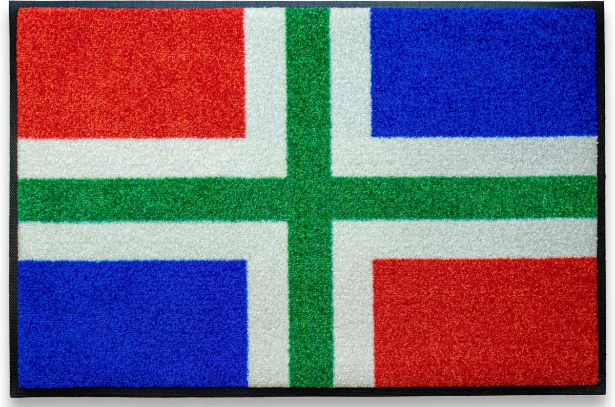 Deurmat Groningen 50cm x 75cm - Antislip - Geschikt voor wasmachine - Kleurecht - Geen sch
