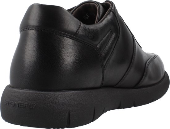 Stonefly Stream 32 Mocassini In Pelle Di Agnello | Suola EVA | Comodi Senza Lacci | Nero