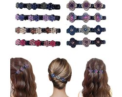 Hairpin - 8 Stuks - Haarspelden - Haarspeld - Haaraccessoire - Hairclip - Met Strass Stenen - Haarmode - Zomer - Prinsess Haar Accessoires - Haaraccessoires Meisjes - Voor Dames En Meisjes