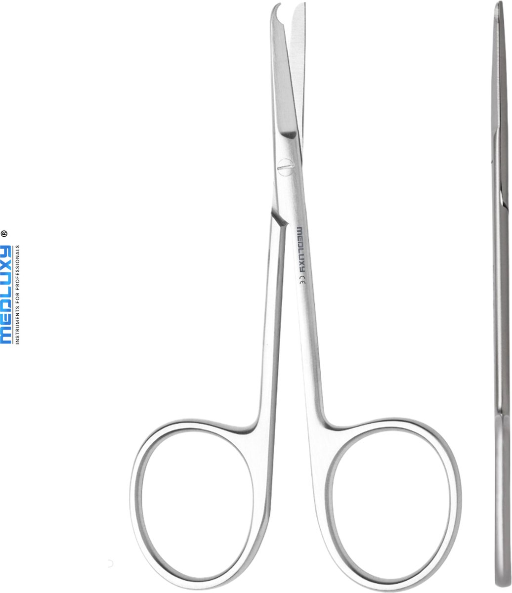 Goedkoopste Medluxy - Onthechtingsschaar Spencer - 9 cm - Recht - EHBO Verpleegkunde Ligatuur Schaar Spencer Ligature Scissors Verpleegkundige Schaar Medische Schaar Stich Cutter M-0090