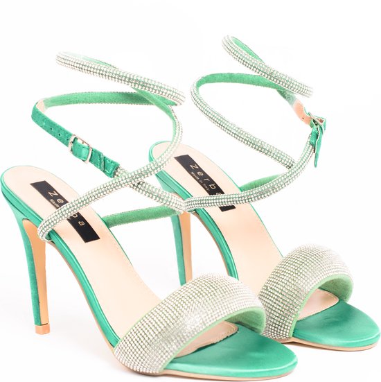 Zerba - Escarpins Femme - Taille 36 - Vert - Laterina