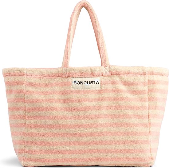 Bongusta - Collection Naram - Sac week-end - Sac week-end - Sac de plage - Tropical Rose & Crème
