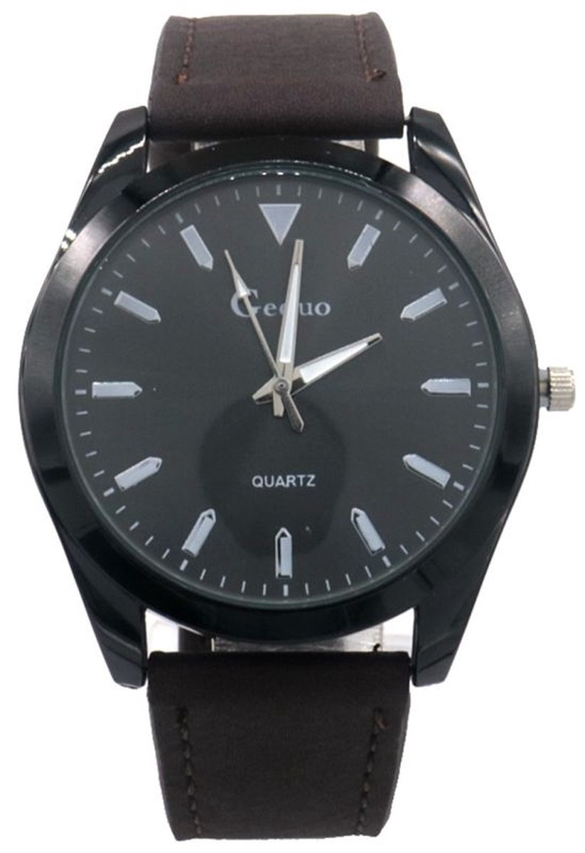 Horloge - pols - tijd - tijdsaanduiding - heren - sieraad - accessoire - 42mm - quartz - cadeau - geschenk - feest - feestdagen