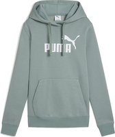 PUMA ESS No. 1 Logo Hoodie FL (s) Dames sporttrui - Green Moon