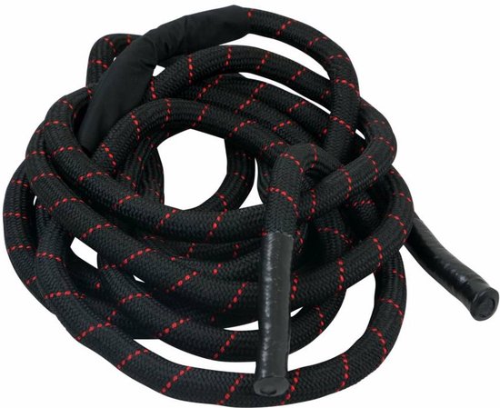 Matte Premuim Rope Lifemaxx Crossmaxx Premium Battle Rope - 3,7 cm - 12 m | bol