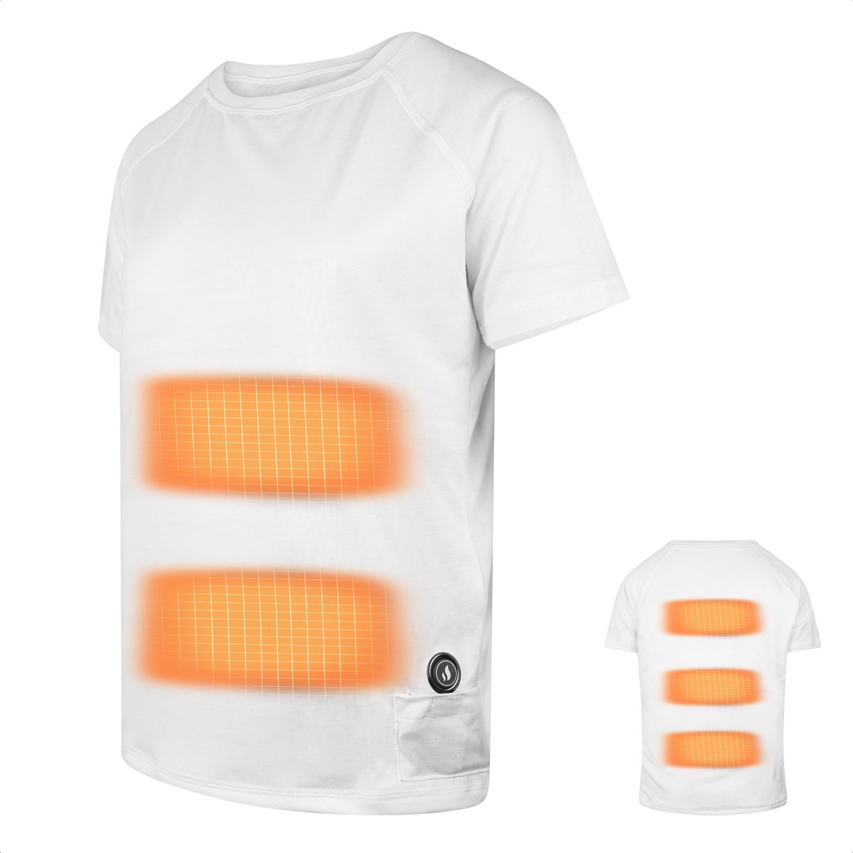 HEATDRY® Clothing - Verwarmd T-Shirt - T-Underheat - Wit - Dames - Maat XXL
