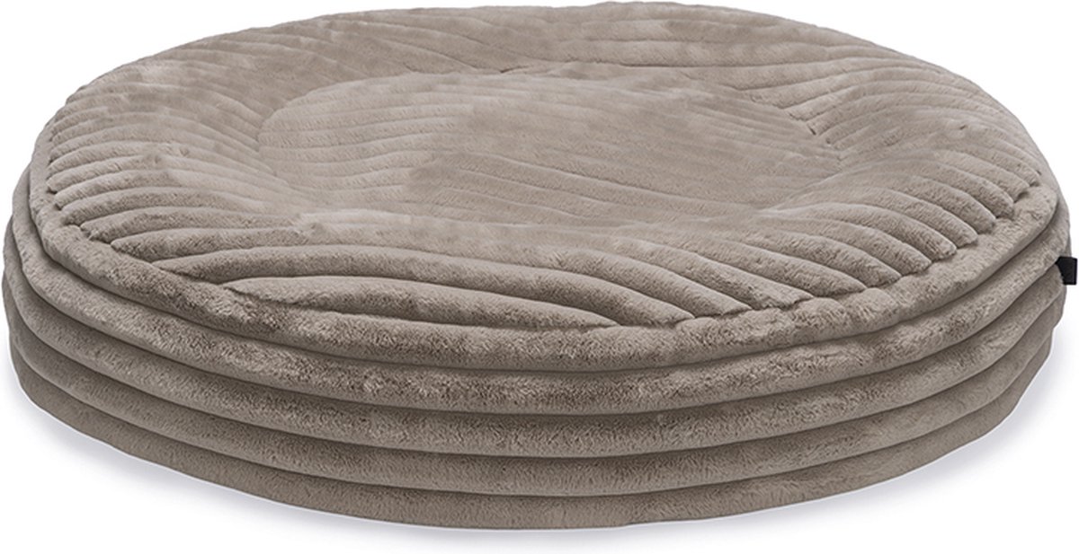Designed by Lotte Reza - Hondenkussen - Rond - Beige - 95x95x20 cm
