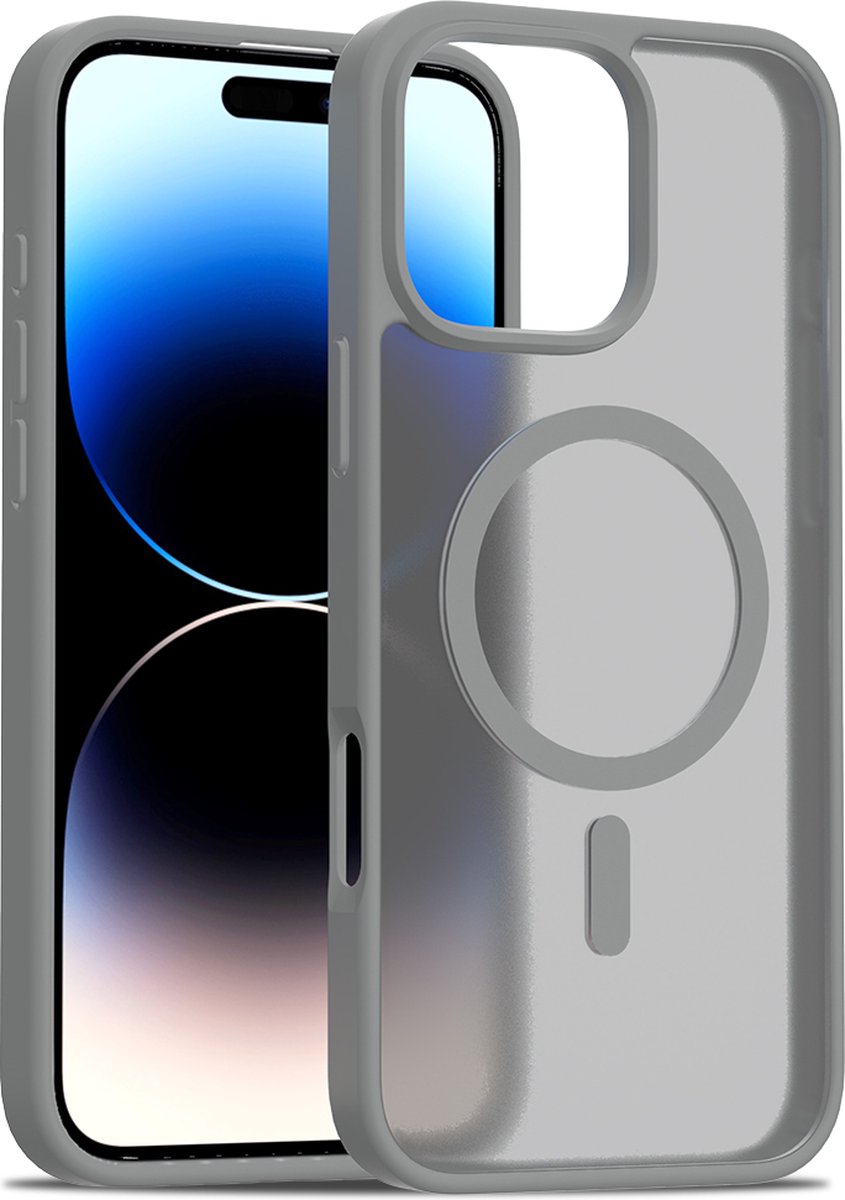 iPhone 16 Pro hoesje - Magsafe compatibel - Grijs