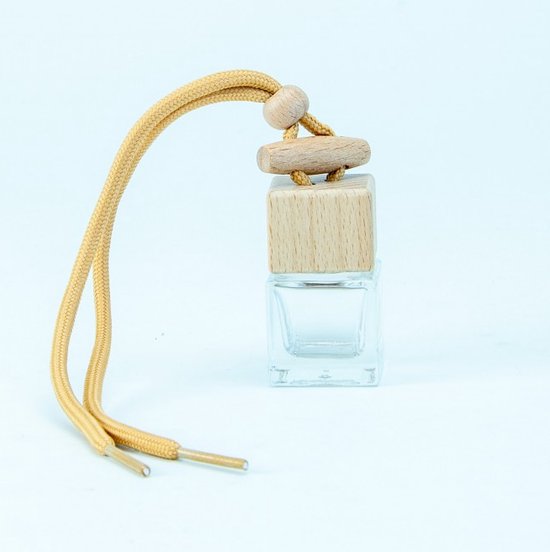 Houten Wiebelfiguur Autoluchtverfrisser – Met 3 Geuren (lavendel, Hout, Jasmijn) – Handgemaakt, Magnetische Clip – Voor Ventilatieroosters – Walnoot