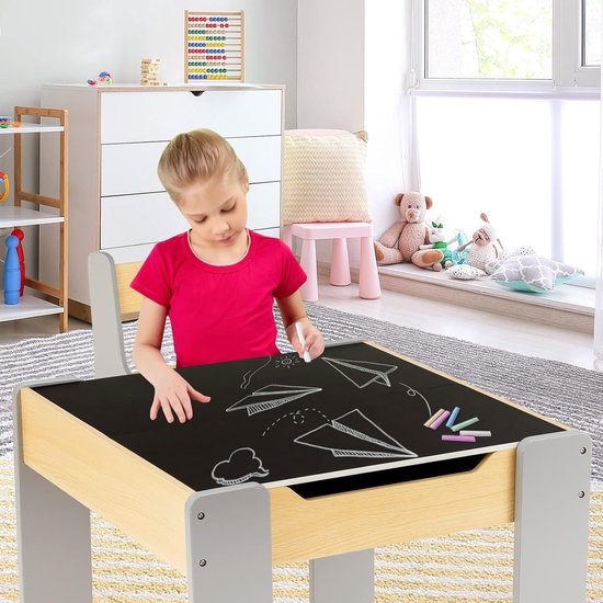 Disney Minnie Mouse tafel- en stoelset voor 2, geschikt voor maximaal 30 kg per kruk, perfect voor speeltijd en activiteiten - klein, roze