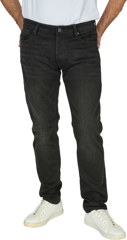 Jack & Jones Pantalons Jeans Homme JJIGLENN coupe slim Zwart Adultes