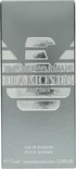Zilverkleurige doos met Emporio Armani Diamonds for Men logo, 75ml.