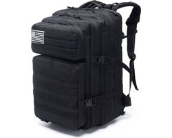 Gleza 45L Militaire Rugzak – Tactical Backpack Outdoor & Hiking – Zwart