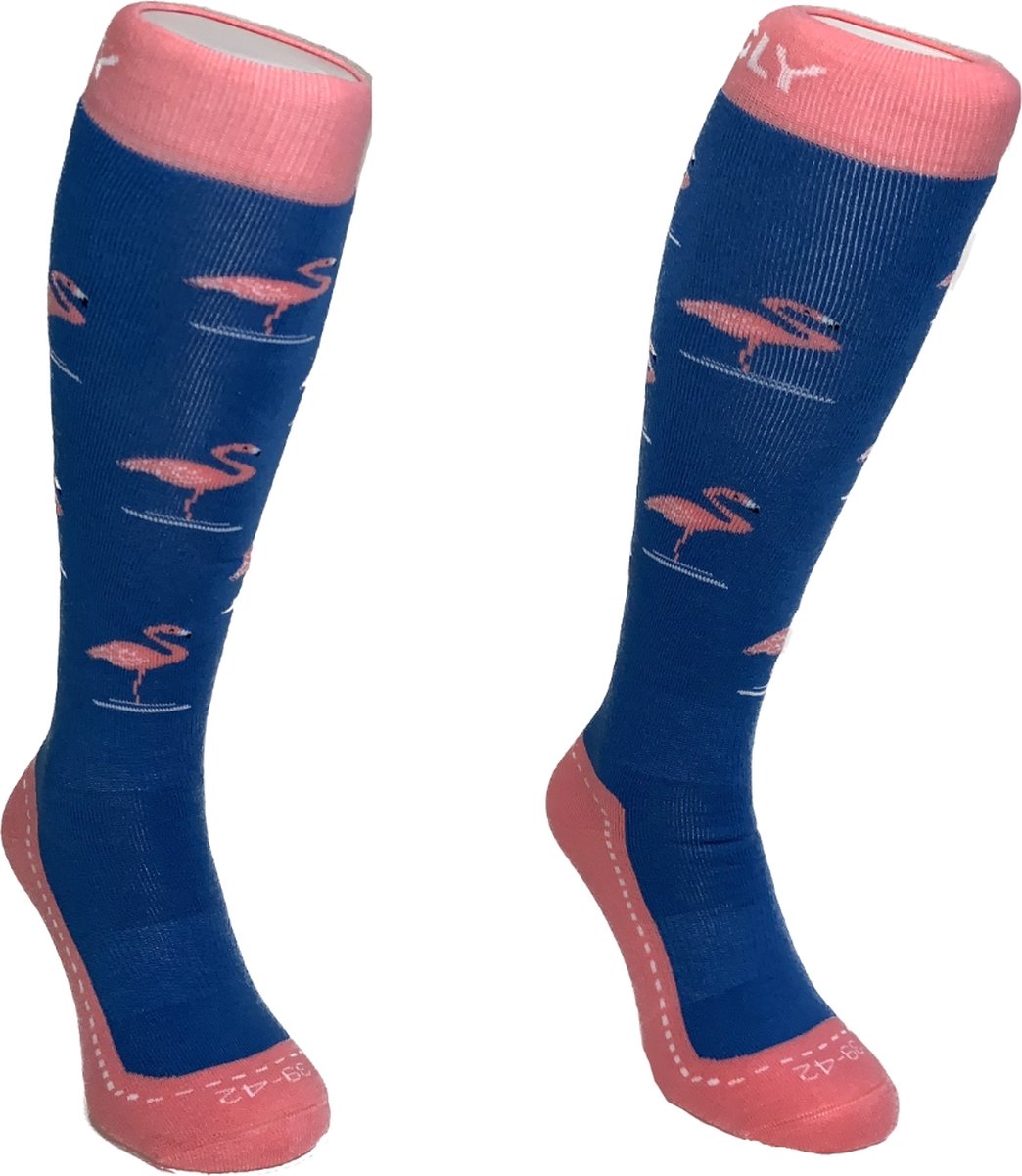 Hingly Skisokken Flamingo Ski 35-38 Blauw