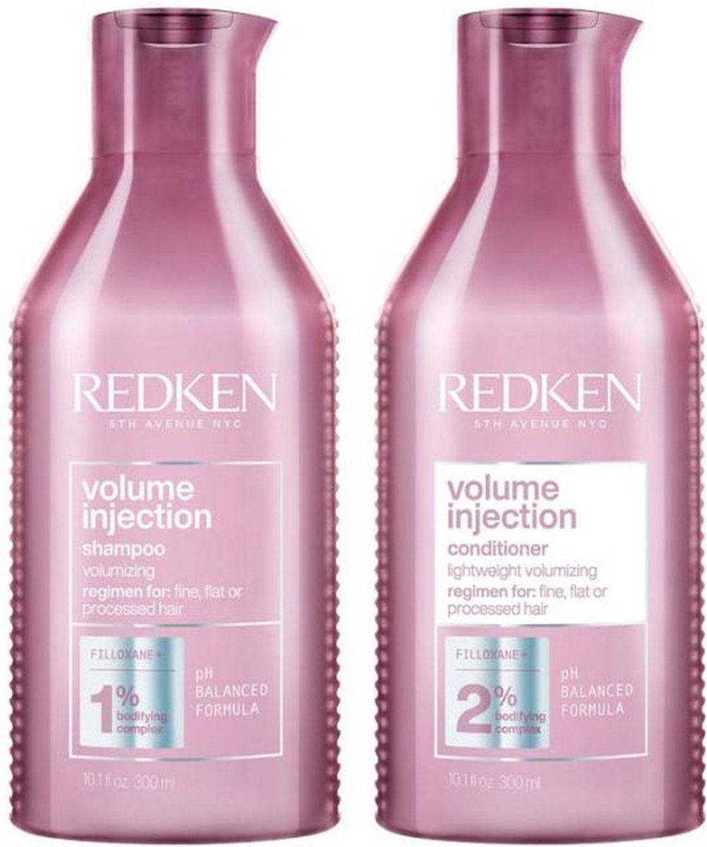 Redken Volume Injection Shampoo 300ml + Conditioner 300ml