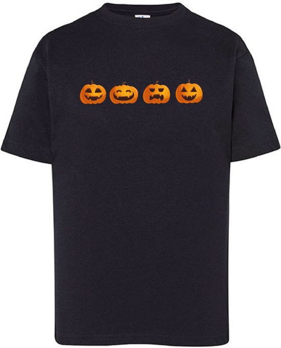 Kids - T- Shirts - Citrouilles - Zwart - 104