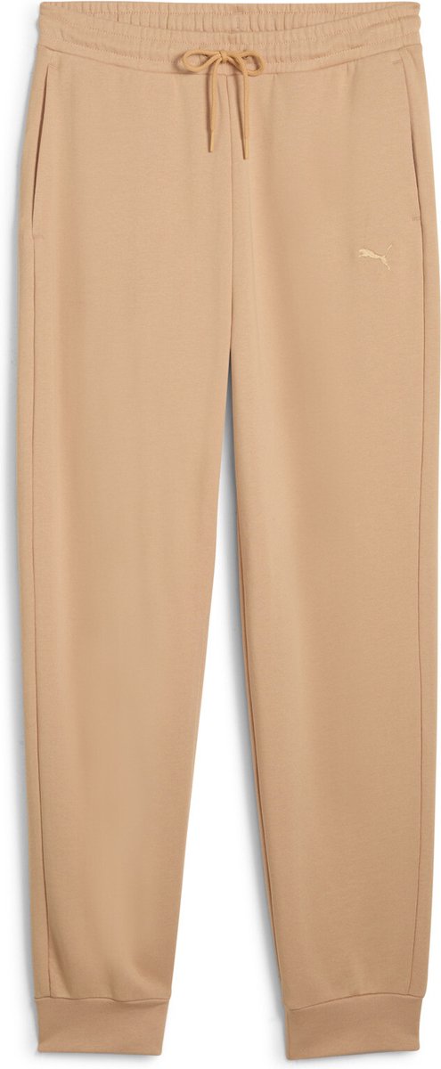 PUMA HER Comfort High-Waist Sweatpants TR cl Dames sportbroek Warm Beige