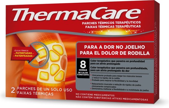 Zelfklevende Warmtepleisters voor het lichaam Thermacare Rodillas 2 Stuks