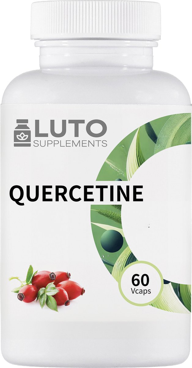 Goedkoopste Quercetine - 500mg - 60 Vege Capsules - 2 maanden voorraad - Natuurlijk uit Japanse honingboombloesem - Premium kwaliteit - Luto Supplements