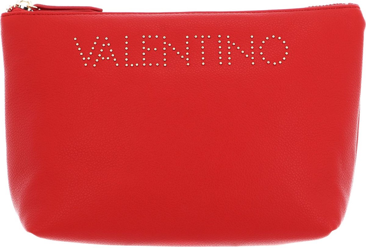 VALENTINO Toilettas Pie Re Soft Cosmetic Case Rosso Rood