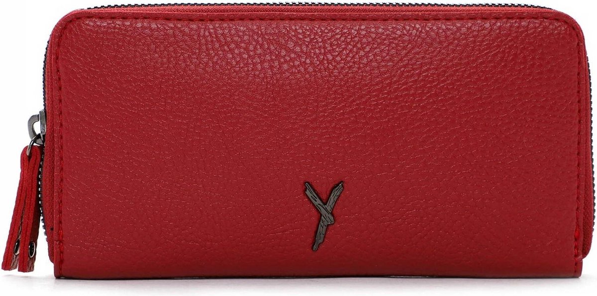 SURI FREY Portemonnee Gitty Zip Around Wallet Darkred Donkerrood