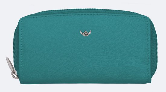 Golden Head Cuir porte-monnaie Madrid RFID Protect RV-Damenbörse 2822 Türkis turquoise