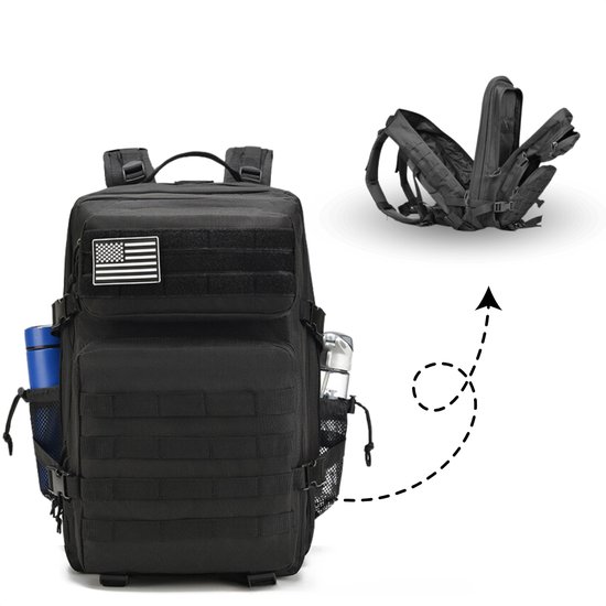 Tactische Militaire Rugzak 45L – Waterafstotende Leger Backpack met Laptopvak - Tactische Backpack voor Outdoor en Avontuur
