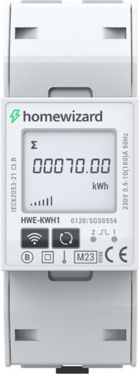 HomeWizard Wi-Fi kWh Meter 1-fase MID