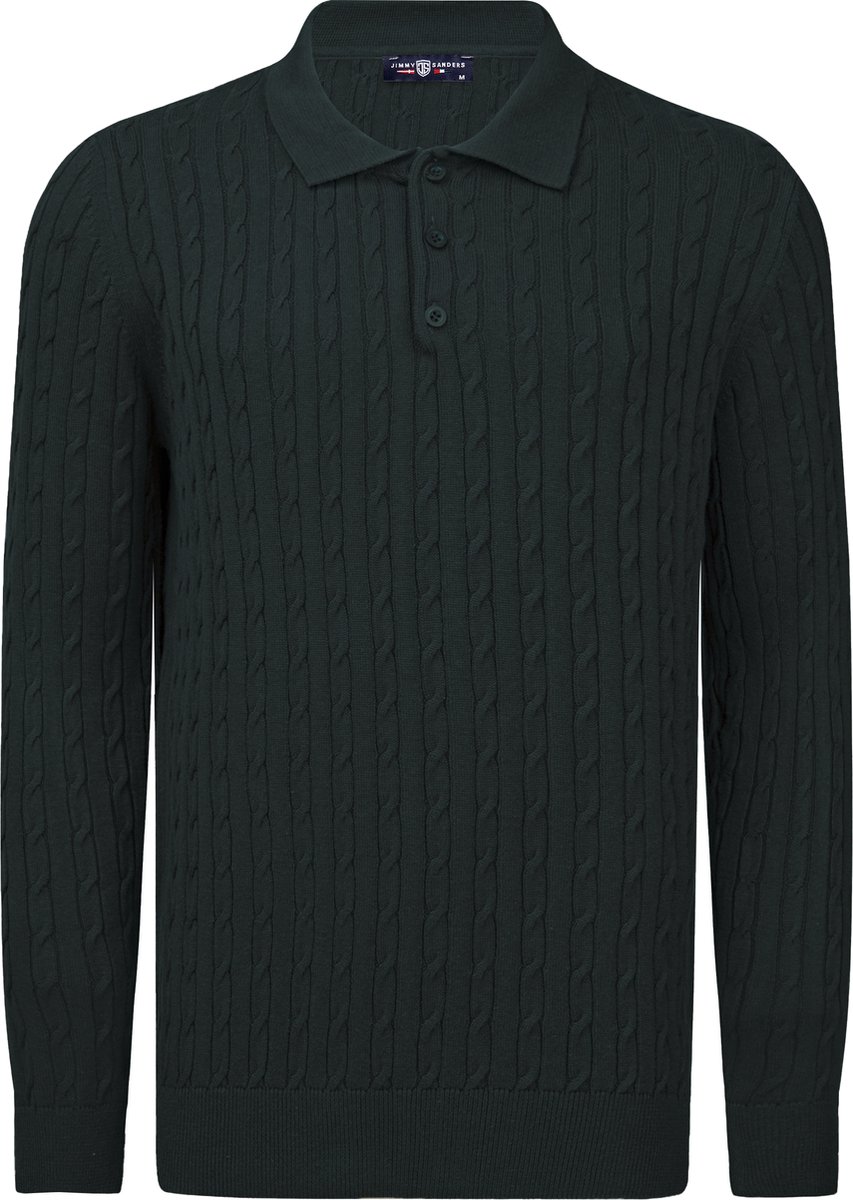 Jimmy Sanders Trui - Sweater - 100% Katoen Heren Groen - 2Xl