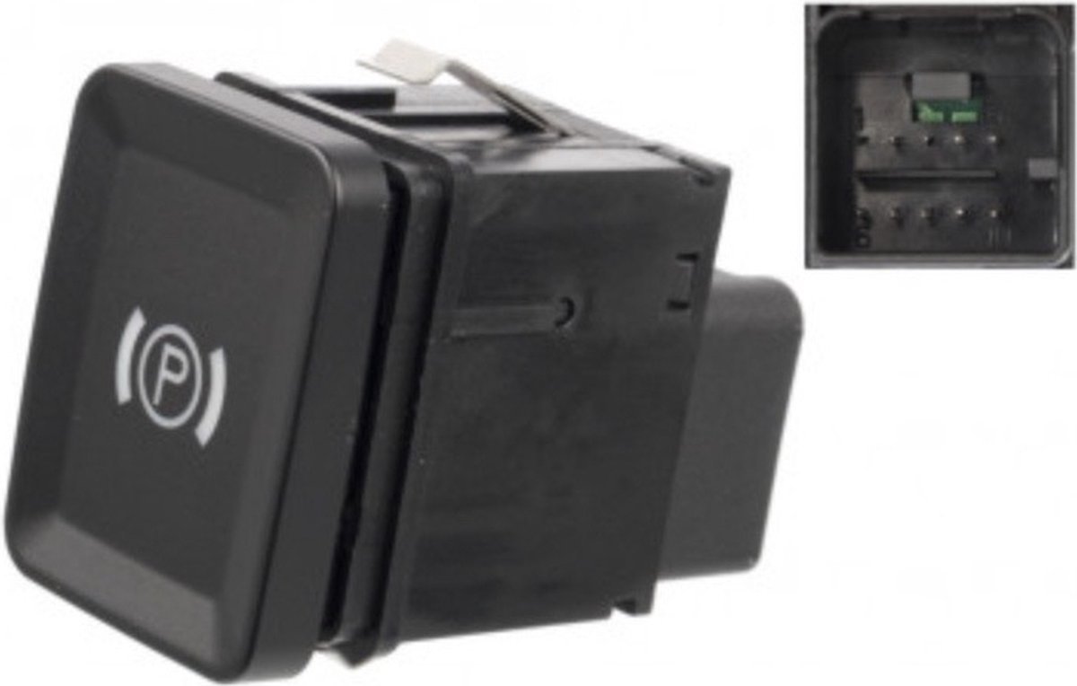 Medj - Handrem knop -elektrische handrem knop -parkeerschakelaar geschikt voor Volkswagen Passat B6 C6 CC