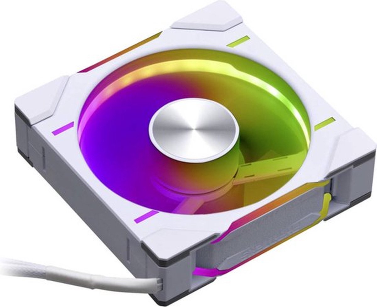 Phanteks D30 PWM Regular Airflow D-RGB PC-ventilator Wit – 120 x 120 x 30 mm