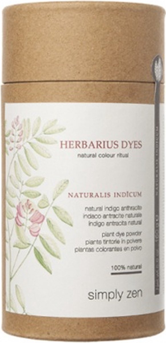 Herbarius Indigo Antracita Natural 160 gr Simply Zen