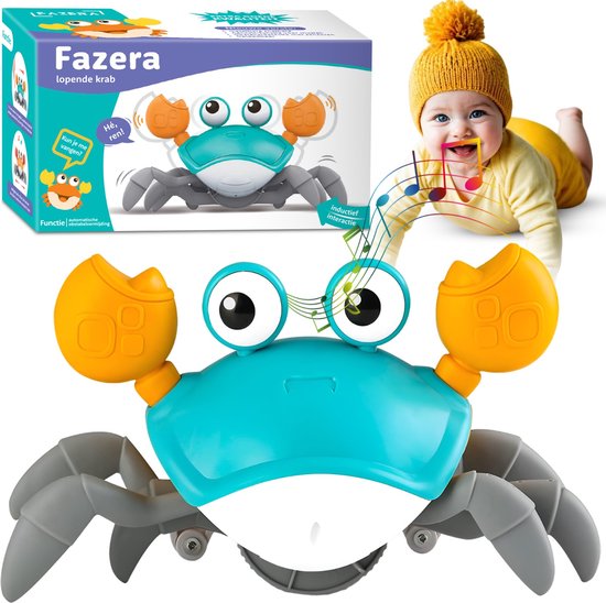Interactief Kruipend Krab Speelgoed | CRABBIE Interactief Kruipend Krab Speelgoed | CRABBIE