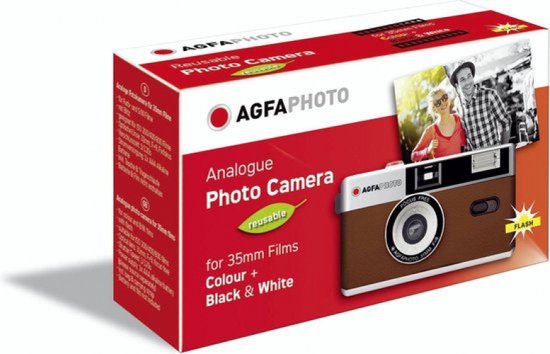 Agfaphoto Reusable Photo Camera 35mm bruin