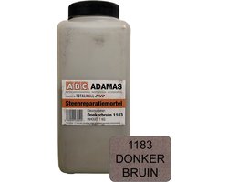 Steen reparatie mortel - Donkerbruin (1 kg)
