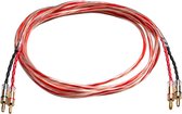 Pro-Ject Connect it LS-E Luidsprekerkabel Banaanstekker 2x0,75mm 3,0M – Heldere Audioweergave – Robuuste Afwerking – Plug & Play Gemak - Transparant