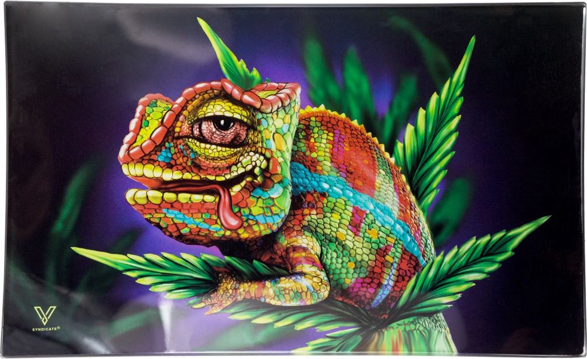 V-Syndicate - Glazen dienblad - Cloud 9 Chameleon