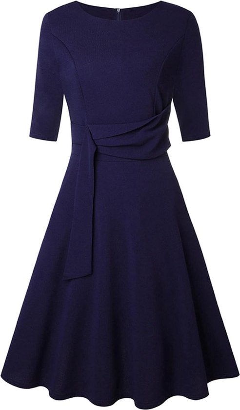 CUPSHE Zomerjurk voor dames, midi-jurk, ruches, diepe V-hals, getailleerde stropdas A-vorm, casual jurk met verstelbare bandjes, Kleur: wit, S