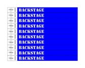 CombiCraft Standaard Bedrukte Polsbandjes BACKSTAGE - Roze - 50 stuks
