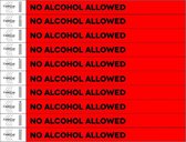 CombiCraft No Alcohol Allowed Tyrex Polsbandjes - per 100 stuks