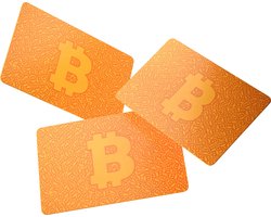 Tangem Wallet - 3 kaarten - Limited Bitcoin Edition - Hardware Wallet - NFC - Bitcoin