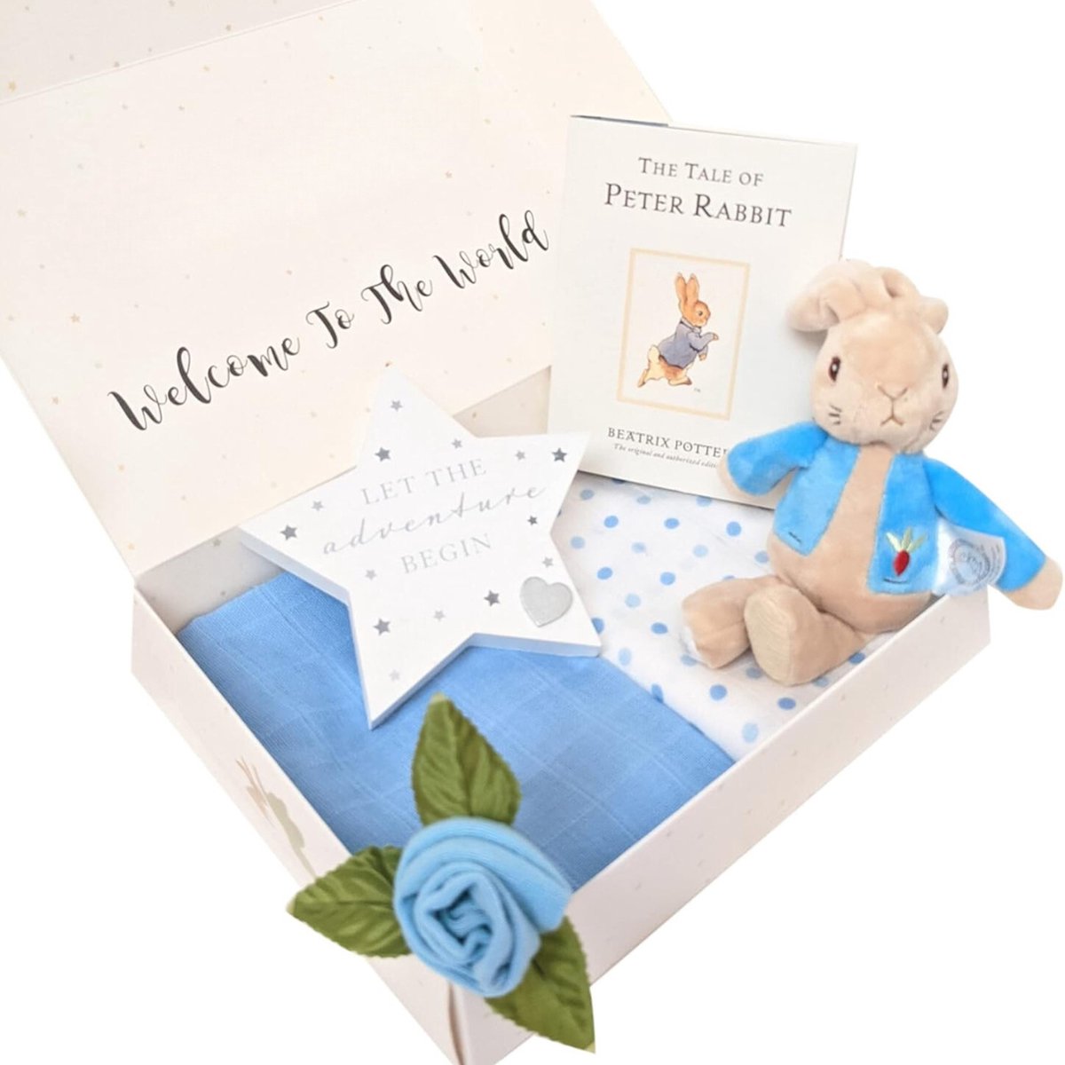 Goedkoopste Lexium Kraammand - Kraamcadeau - Geboortemand - Babygeschenkset - Kraampakket - Baby cadeau